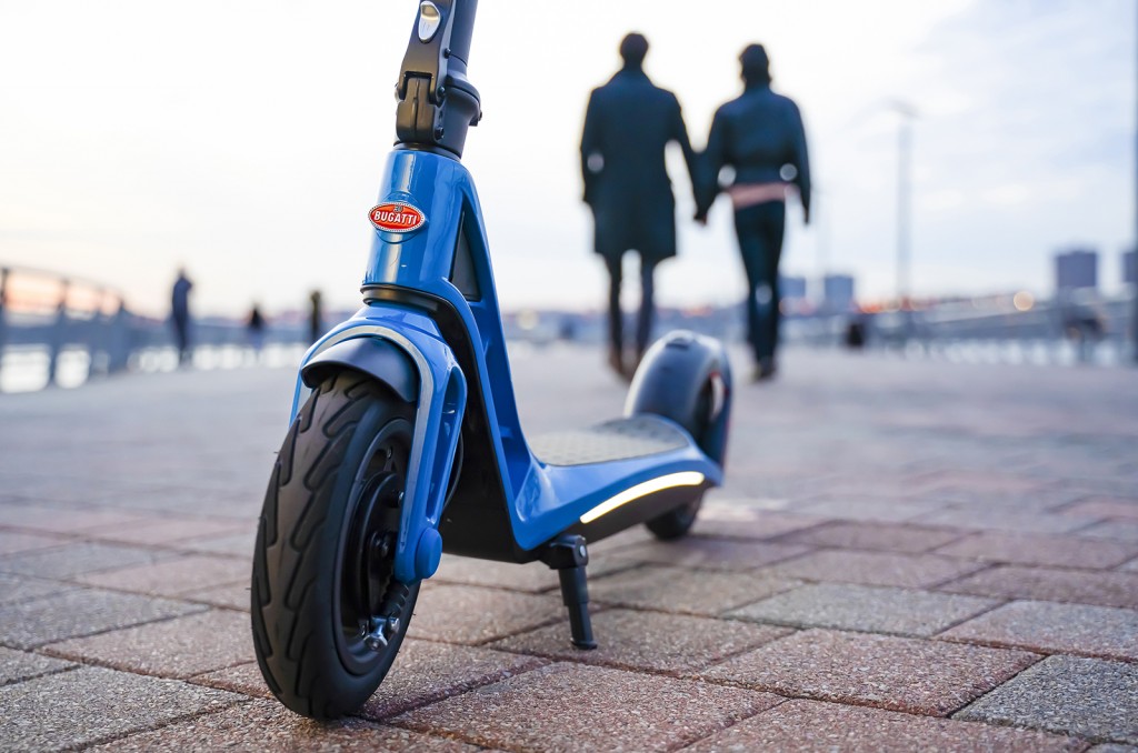 Hypercar firm Bugatti's first electric vehicle is an 18mph e-scooter